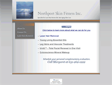Tablet Screenshot of northportskinfitness.com